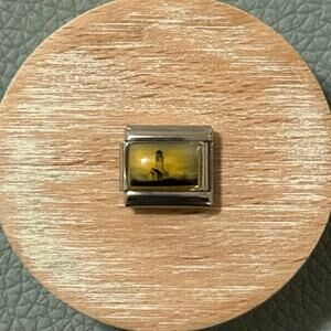 Lighthouse Italian Charm Bracelet Link